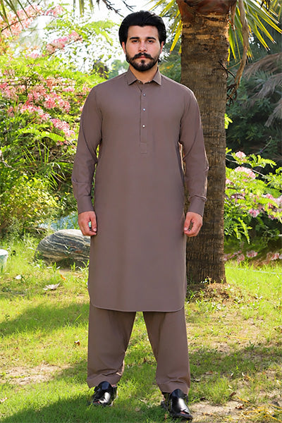 light Brown Kameez Shalwar