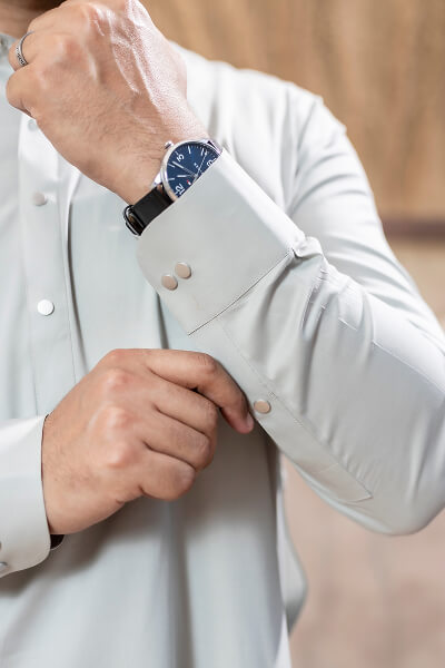 Ice Grey Kameez Shalwar