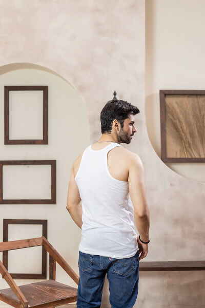 Classic White Tank  Vest