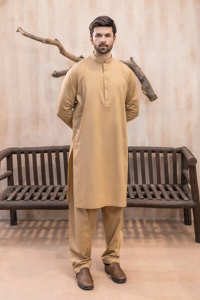 Mustard Gold Kameez Shalwar