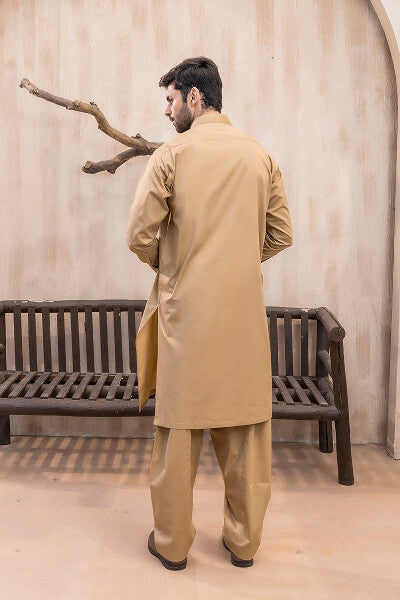 Mustard Gold Kameez Shalwar