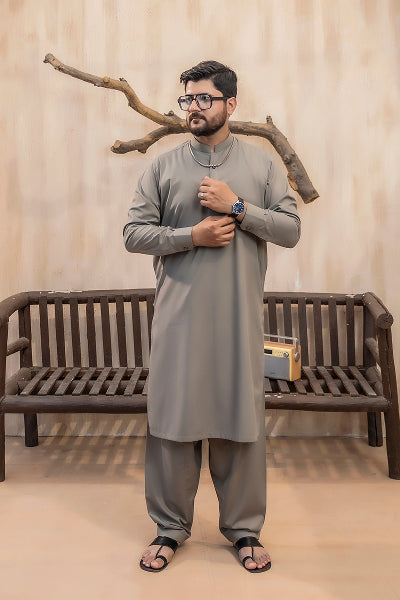 Sage grey Kameez Shalwar