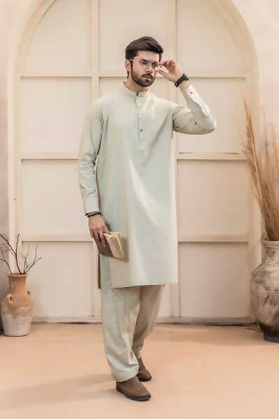 Mint Green Kameez Shalwar