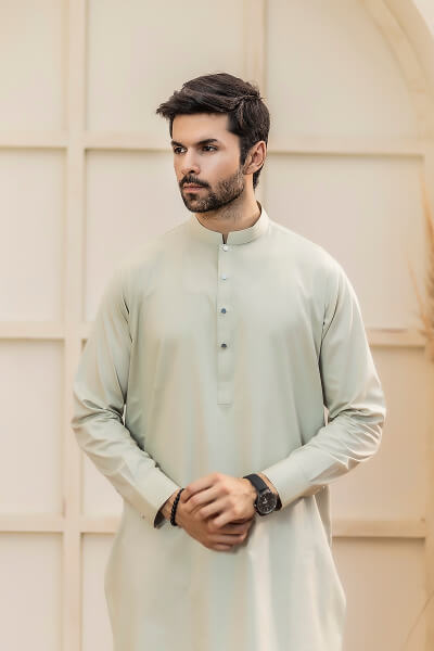 Mint Green Kameez Shalwar
