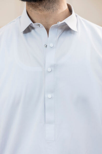 Ice White Kameez Shalwar