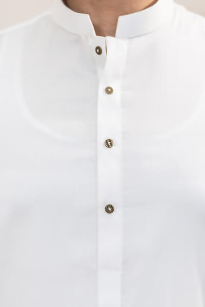 Pure White Kameez Shalwar