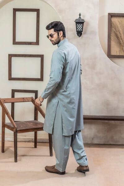 Sea Green Kameez Shalwar