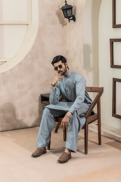 Sea Green Kameez Shalwar