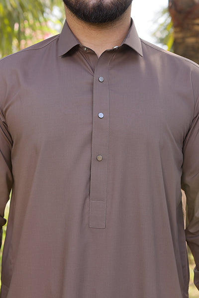 light Brown Kameez Shalwar