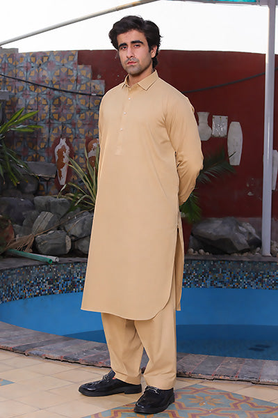 Mustard Gold Kameez Shalwar