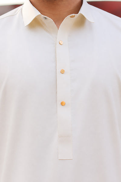 Ivory White Kameez Shalwar