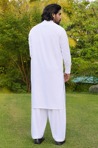 Pure White Kameez Shalwar